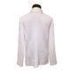 Womens Flair White Collared Button Up Long Sleeved Blazer Size Medium