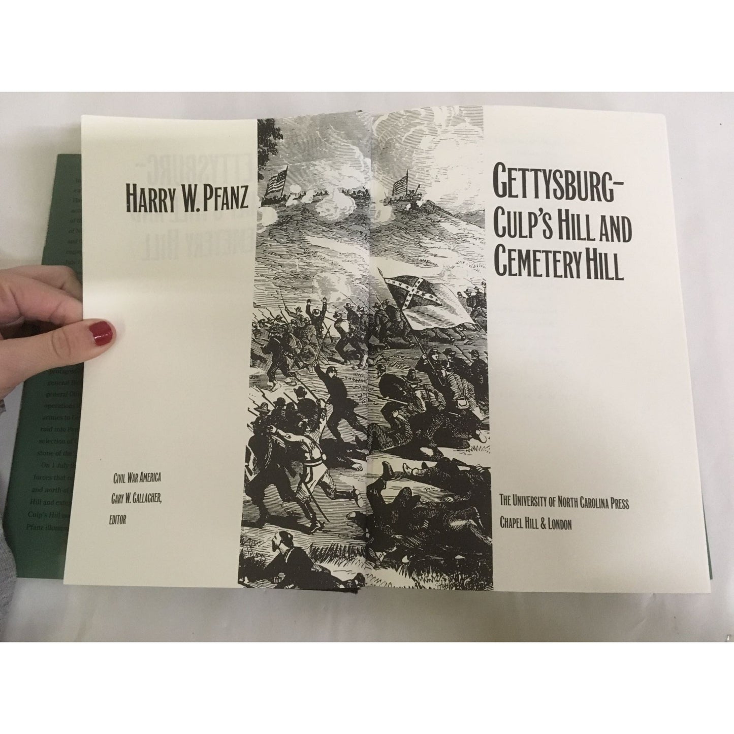 GETTYSBURG--CULP'S HILL AND CEMETERY HILL by Harry W. Pfanz book