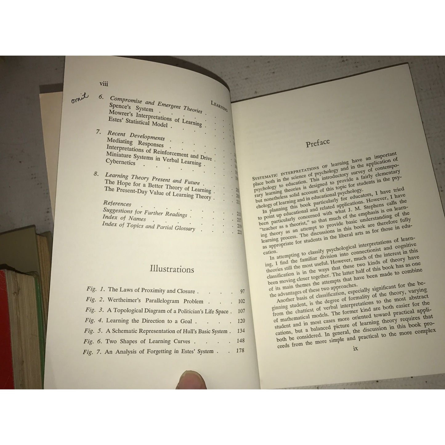 Learning A Survey of Psychological Interpretations Paperback book by Winfred F. Hill