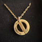 Christian Dior CD Logo Necklace - Made in Germany (Vintage)