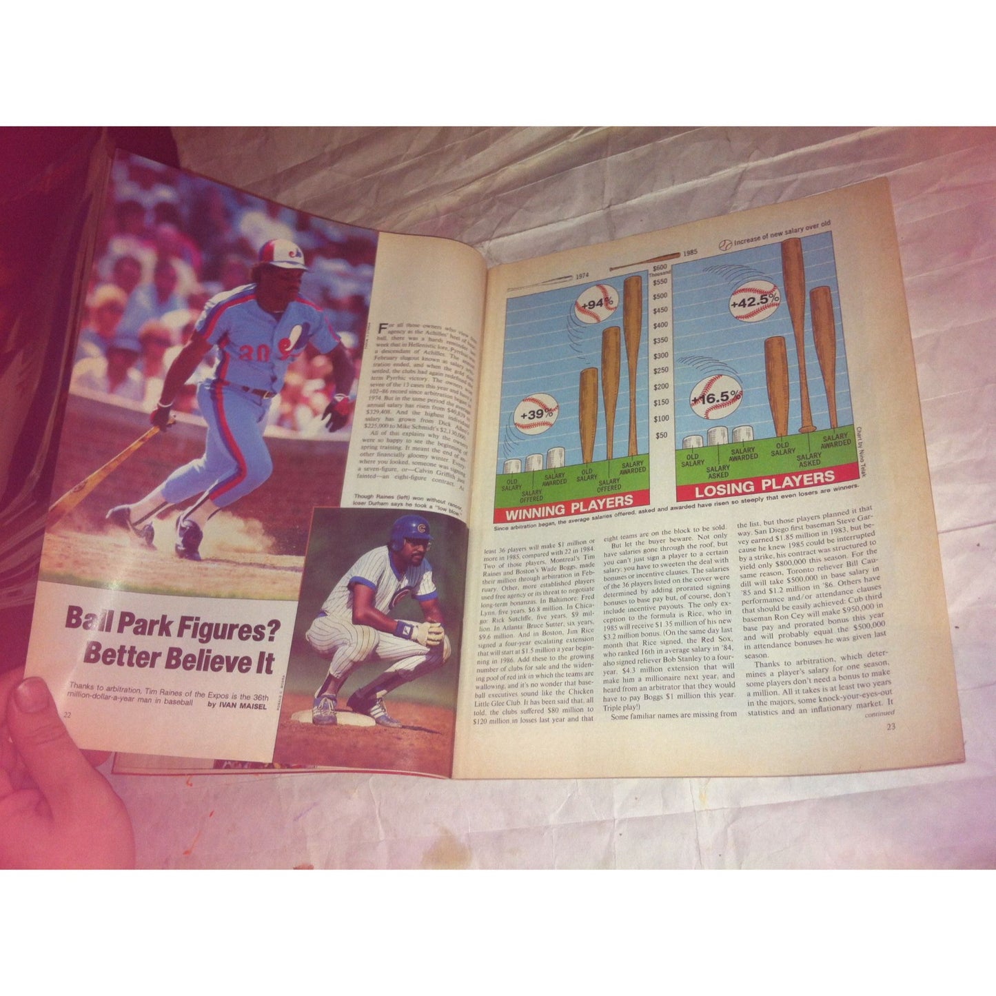 Sports Illustrated March 4, 1985 Mike Schmidt The Money Game: Baseballs Millionaires