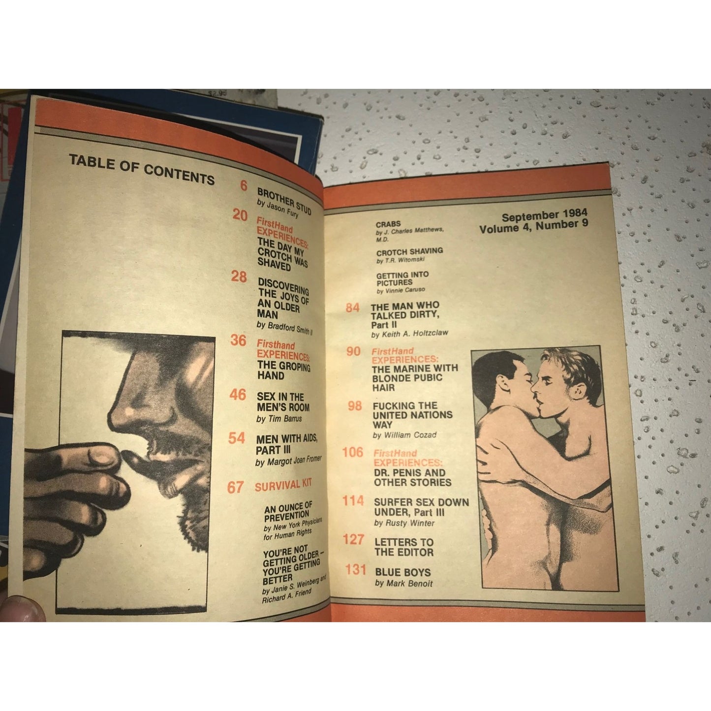 Vintage Men's Gay Magazines (4)- First Hand Experiences for Loving Men