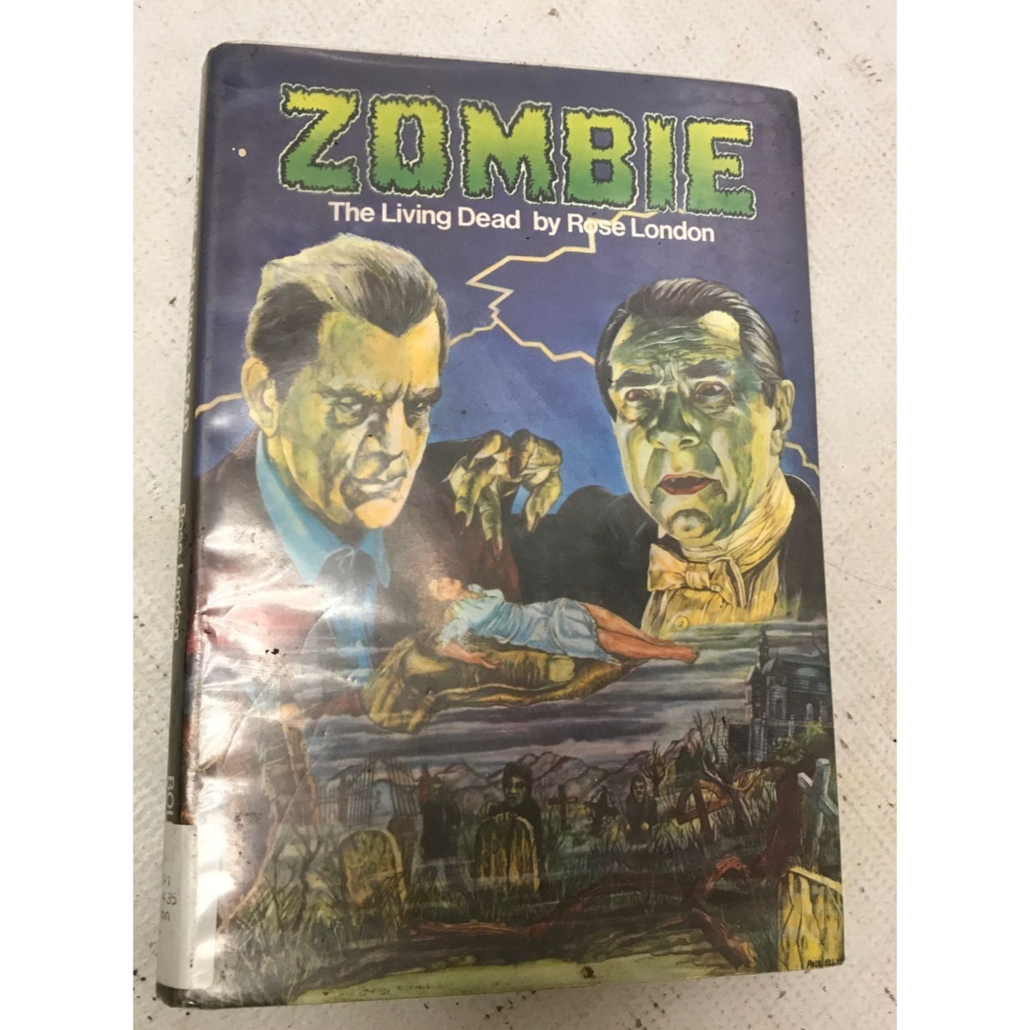 Zombie The Living Dead by Rose London Vintage 1976 Book