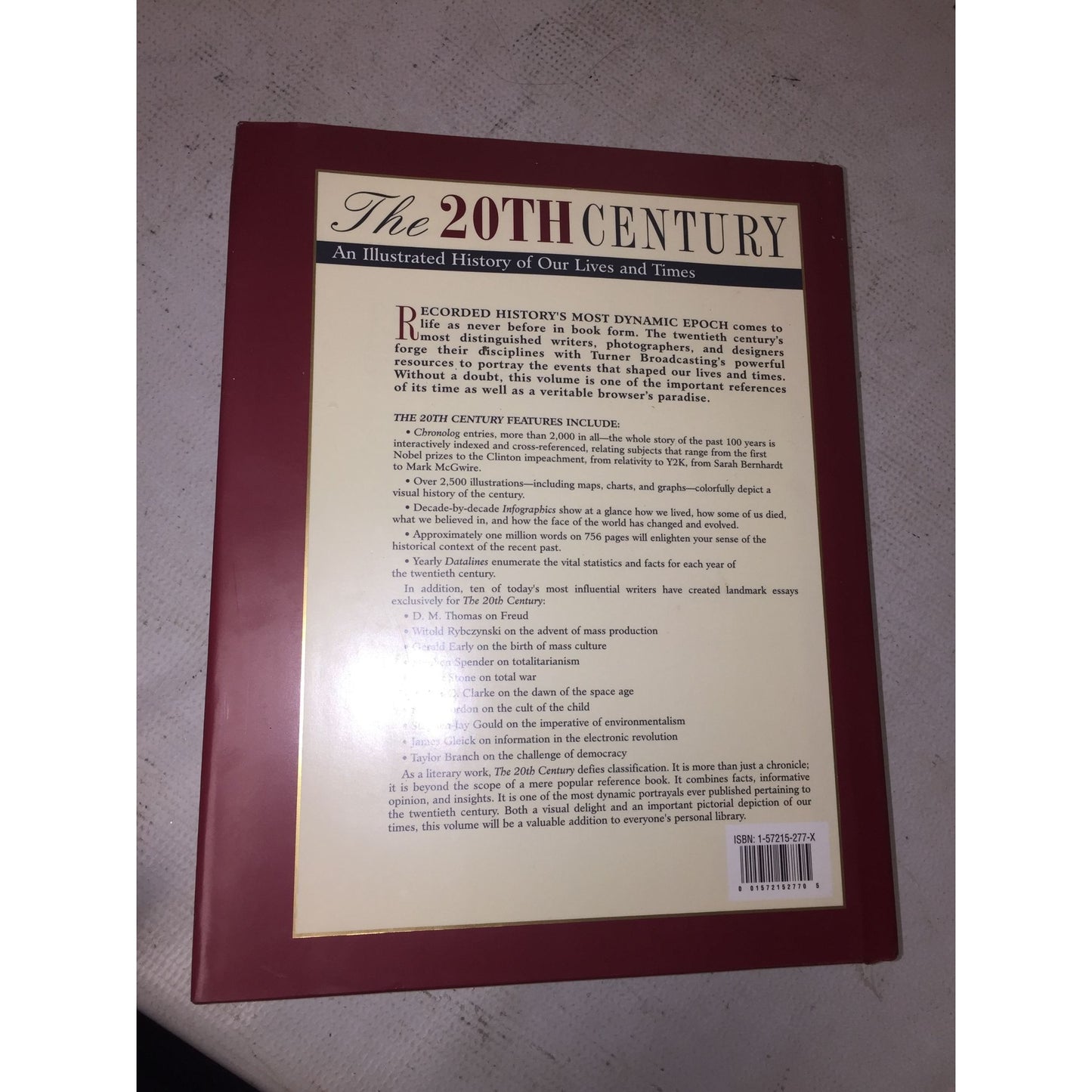 The 20th Century an illustrated History Of Our Lives And Times Hardcover book