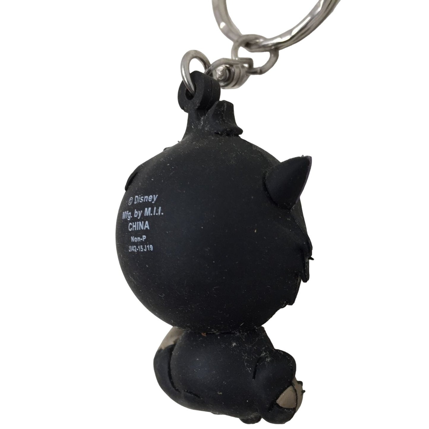 Disney Villains Lucifer the Cat 3D Figural Keychain Cinderella Black