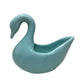 Vintage Ceramic Blue Long Necked Swan Planter/Vase