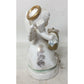 Napco August Angel Figurine with Picnic Basket Gift- 4.5 in Tall