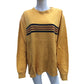 Mens American Eagle Outfitters Mustard Yellow/ Striped Sweater/Crewneck Size XXL