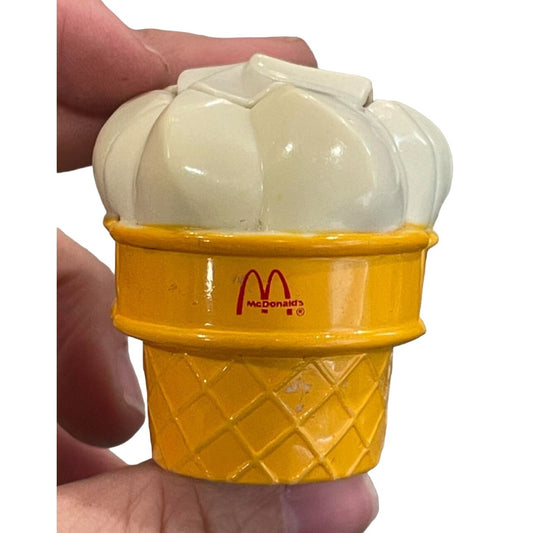 Vintage 1990 McDonalds Happy Meal Toy McDino Changeables Ice Cream Cone