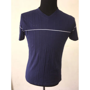 DKNY JEANS Mens Size Medium V Neck tee Shirt Navy Blue