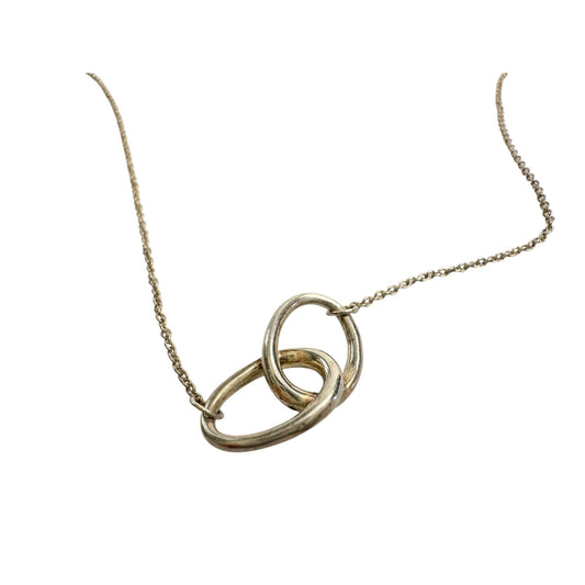 Tiffany and Co. 1837 Elsa Peretti Double Loop Necklace 15"