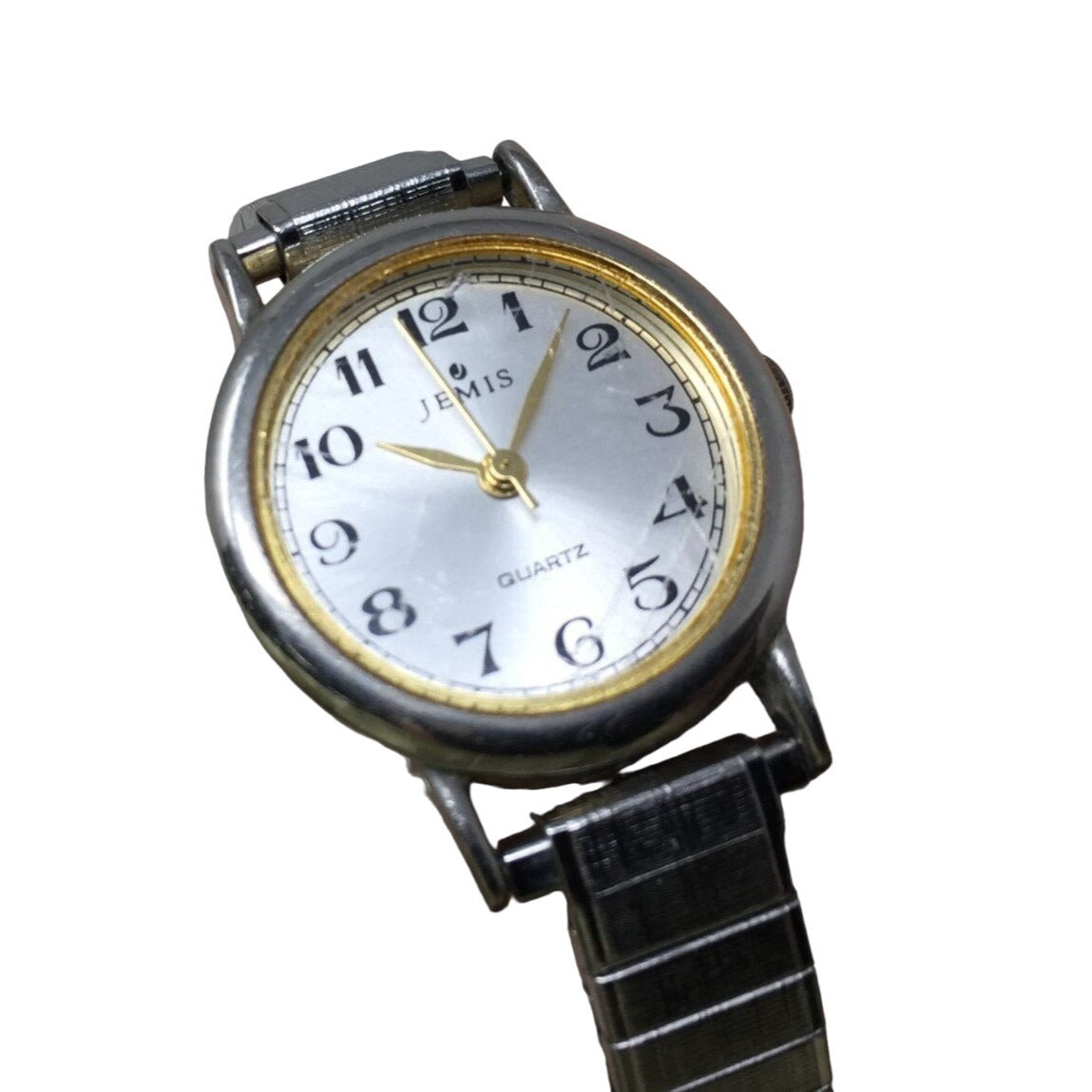 Jemis Quartz Stainless Steel- Silver/Gold Tone Wristwatch