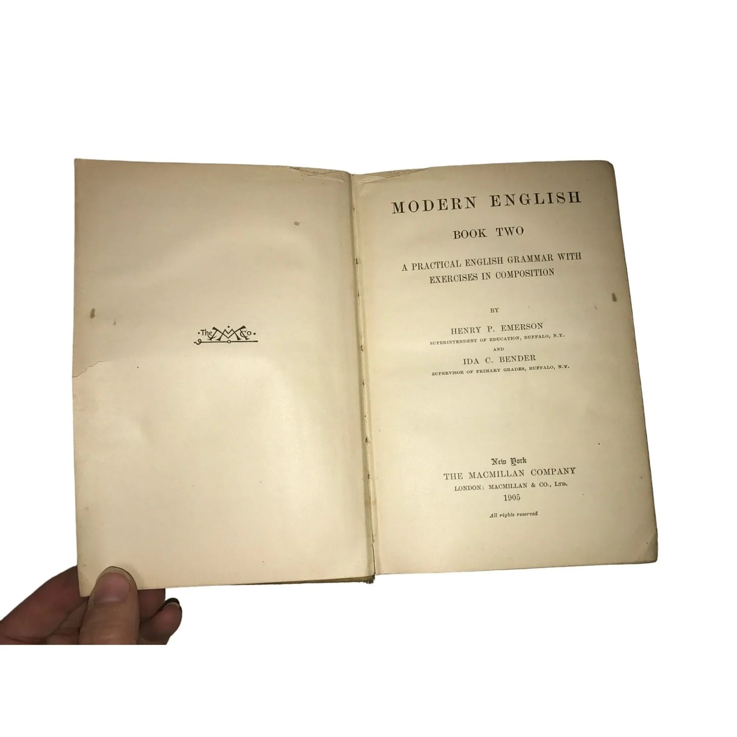 Modern English Book 2 by Henry P. Emerson and Ida C. Bender - A+ Stuff