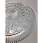 Vintage 11'' Pressed Glass Jewel Pattern Serving Plate