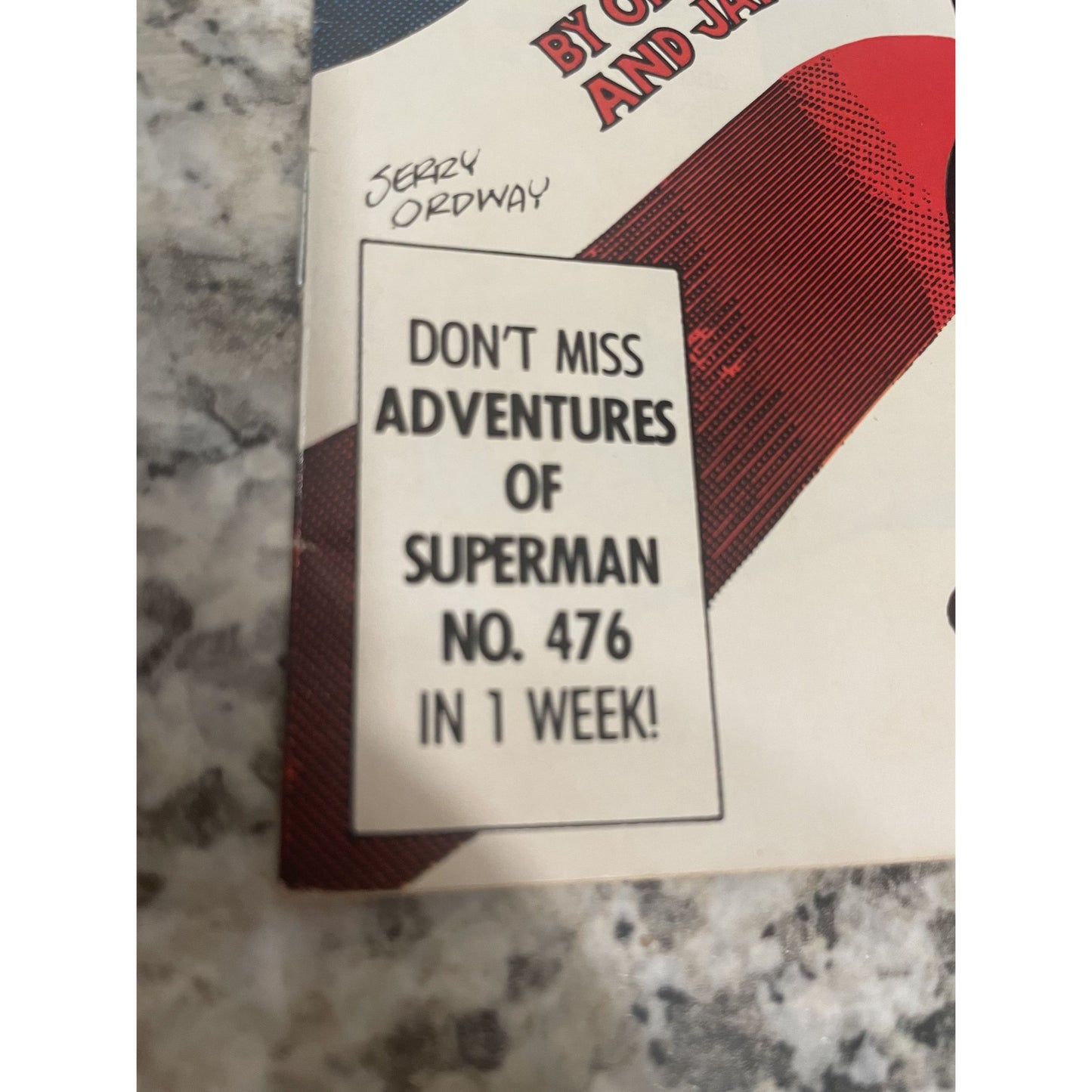 Vintage Collectible 1991 DC Comic Book ''SUPERMAN''