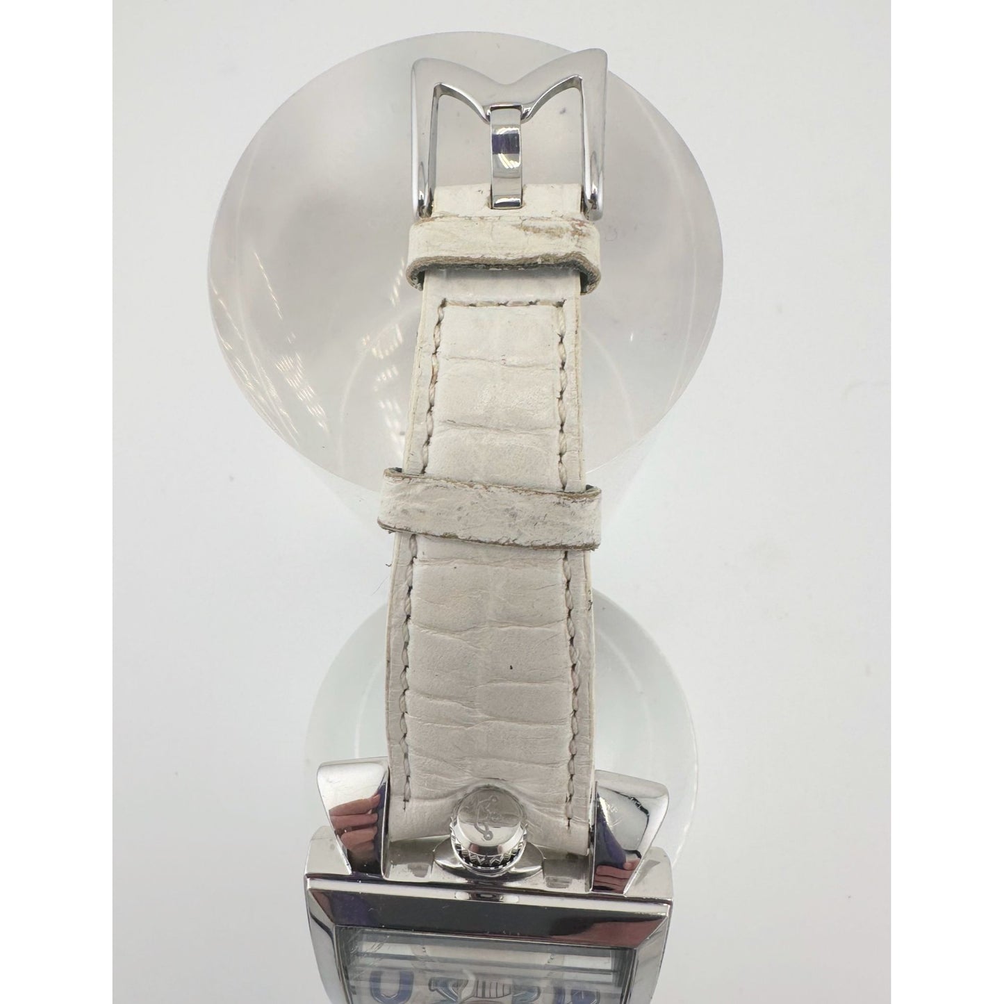 GaGa MILANO NAPOLEONE Men's Wrist watch - White Band -Stand Out Bold Face - Great Find!