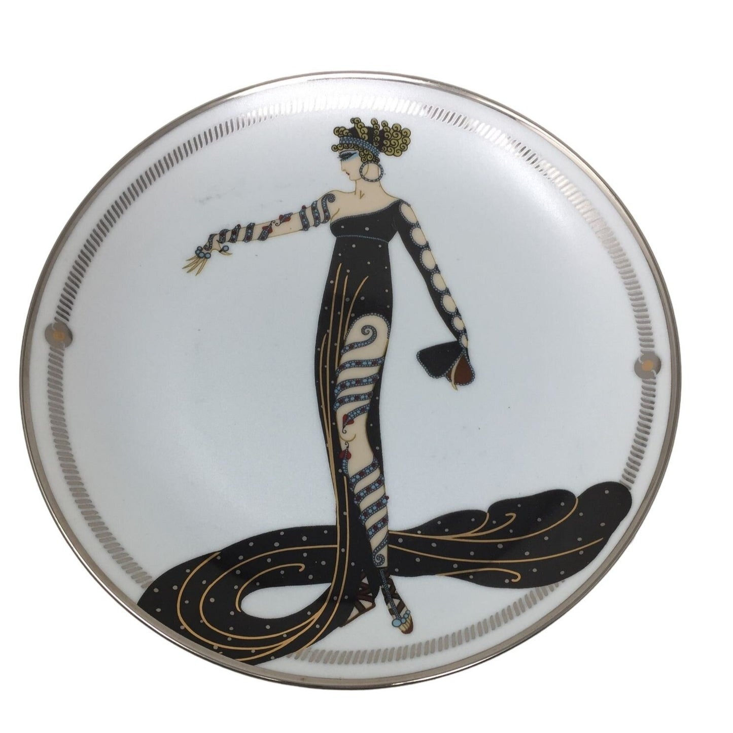 Vintage The Franklin Mint Art Deco House of Erte La Merveilleuse- Plate #: HI6362