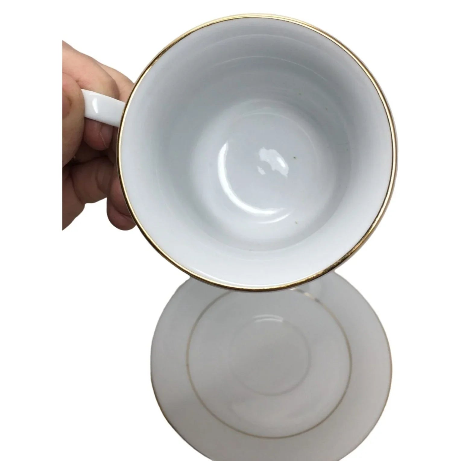 Sakura Classic Gold  Pattern China Cup and Saucer Set - A+ Stuff