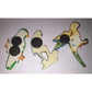 Set of 3 Vintage Parrot Bird Refrigerator Magnets - A+ Stuff