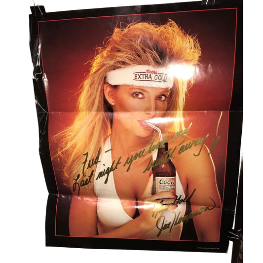 Jill Thompson Miss Gold Beer Poster "Last night you took my breath away!