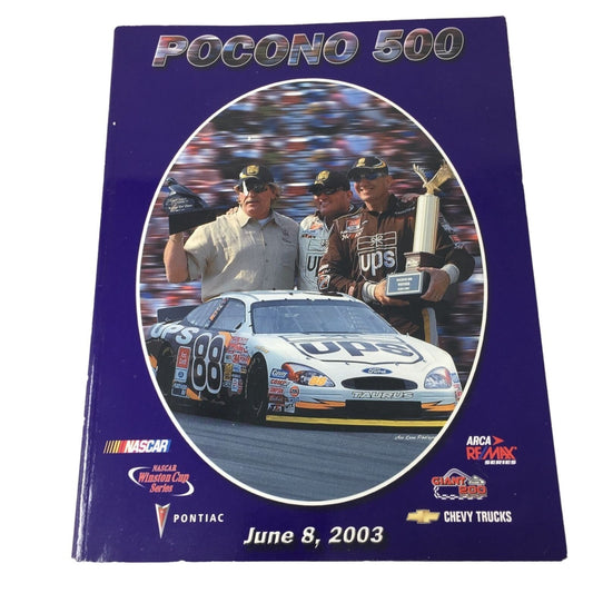 NASCAR Pocono 500 June 8, 2003 Collectible Racing Program