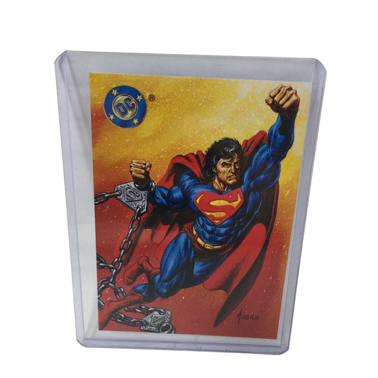 Superman Man of Steel Vintage 1995 DC Comics Kenner Skybox Promo Card
