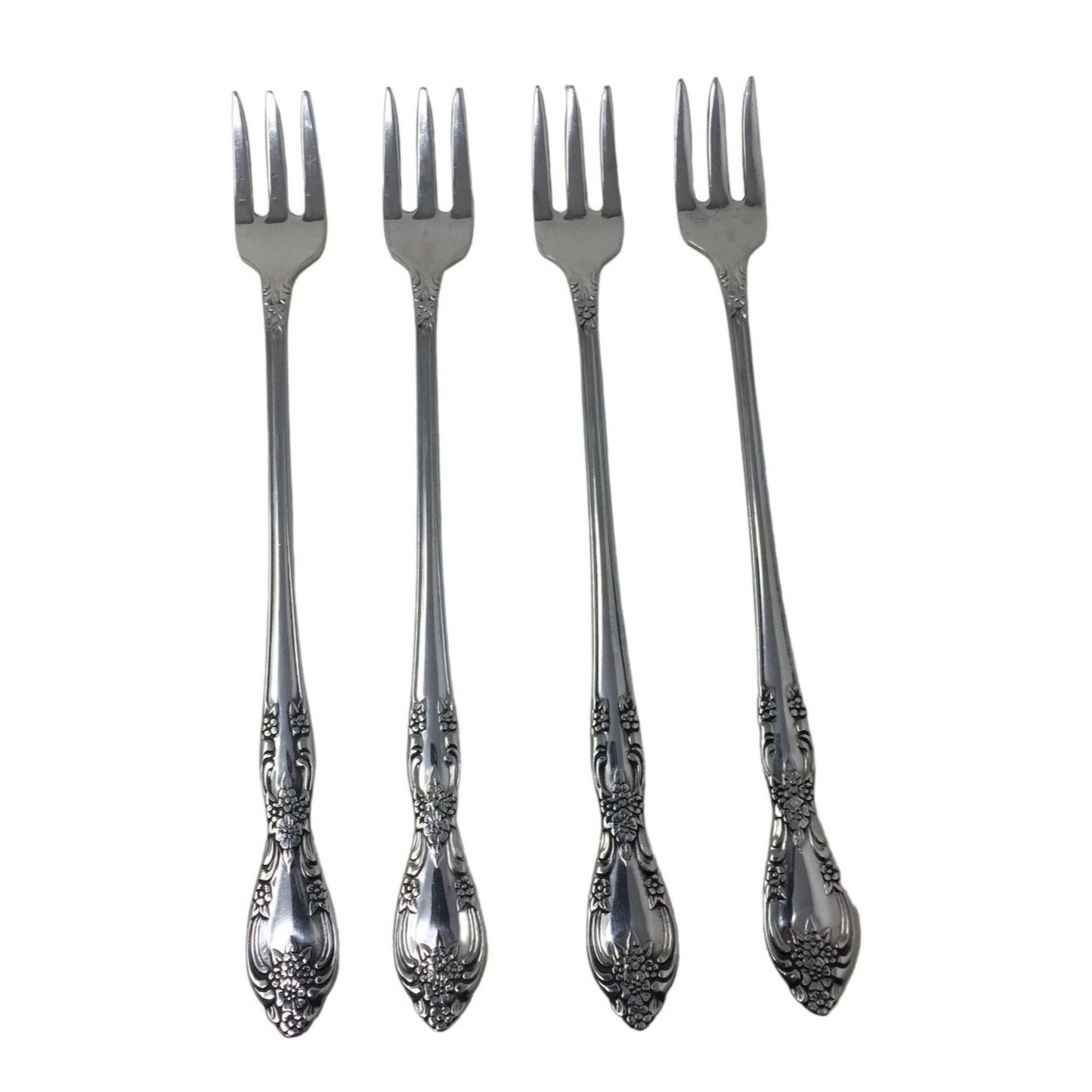 Oneida Stainless Cocktail Forks Set of 4