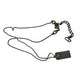 Christian Dior Dog Tag Style Necklace - Gunmetal