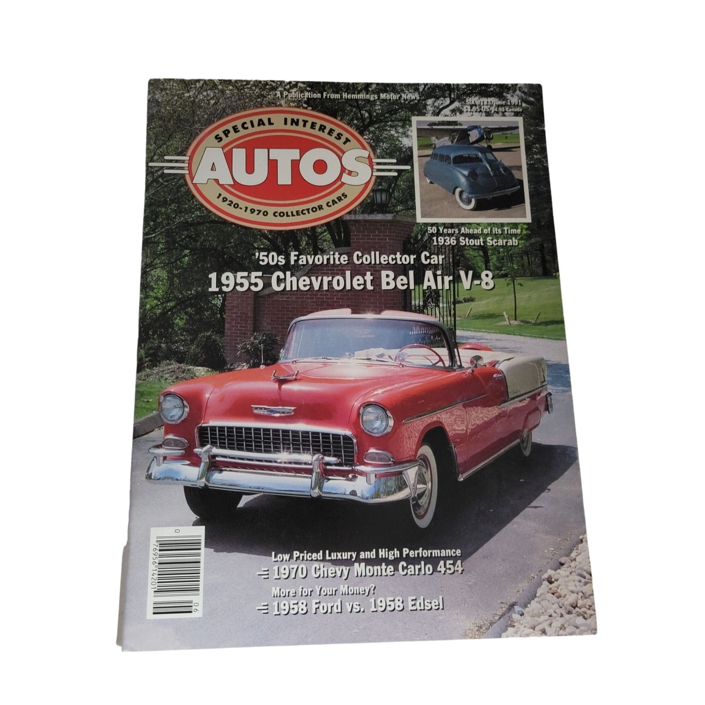 Autos Special Interest 1920-70 Collector Cars 1955 Chevrolet Bel Air V-8 Magazine