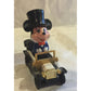 DISNEY TOMY Toy Diecast Car Mickey Mouse in Top Hat Driving