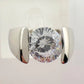 Shimmering and Beautiful 2.00 Carat DiamondLite Solitaire Ring  - Sterling - A+ Stuff