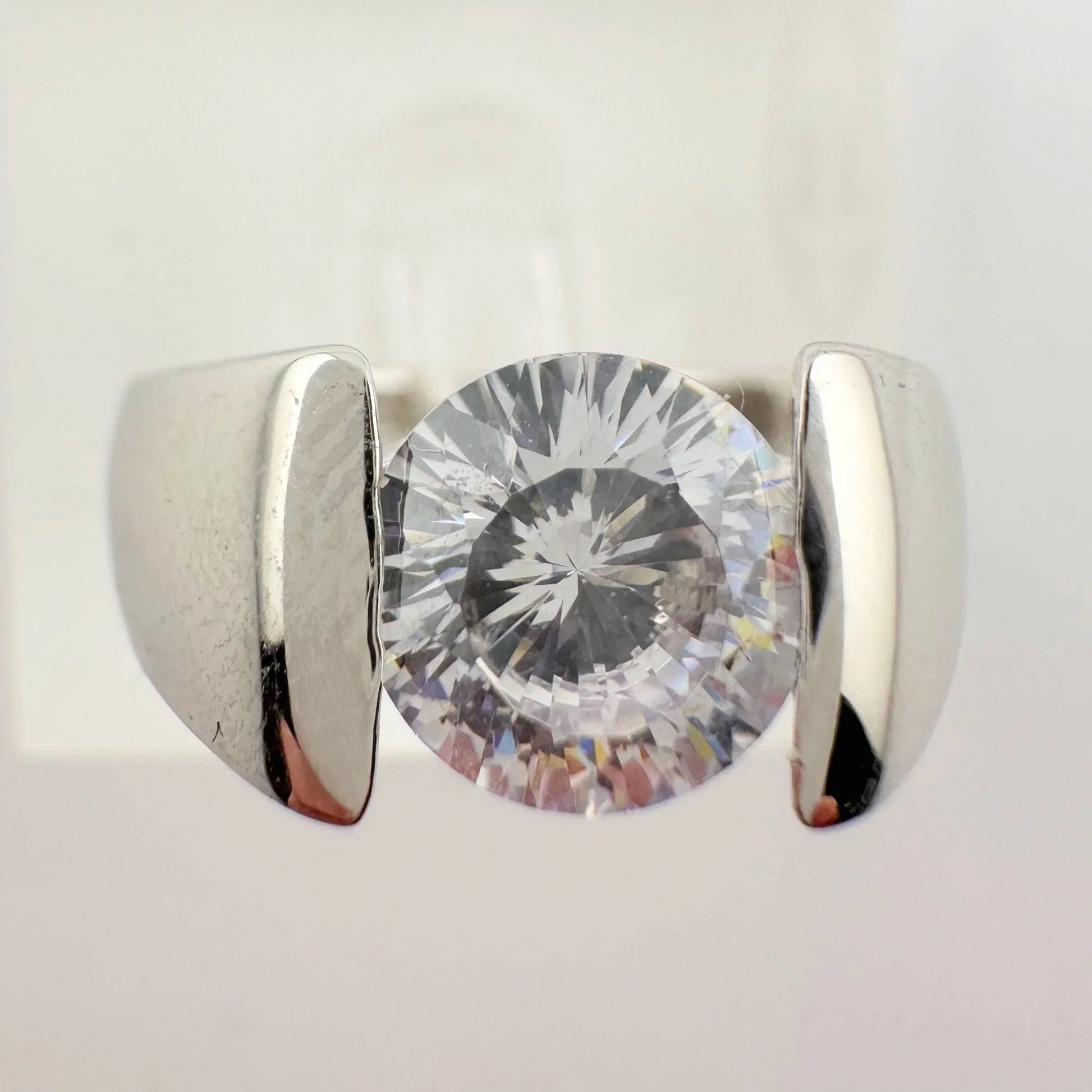Shimmering and Beautiful 2.00 Carat DiamondLite Solitaire Ring  - Sterling - A+ Stuff
