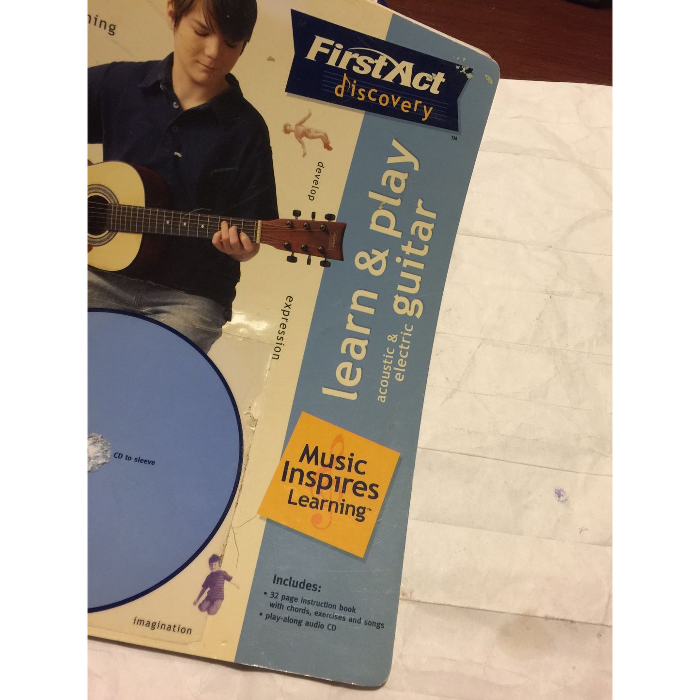 First Act Discovery Learn and Play Acoustic and Electric Guitar Book (No CD)