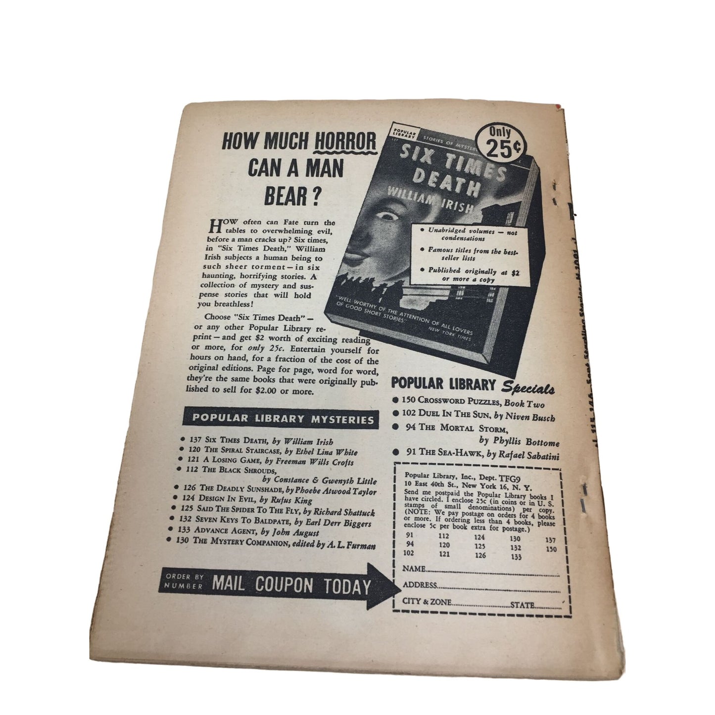 Startling Stories September 1948 Vintage Magazine