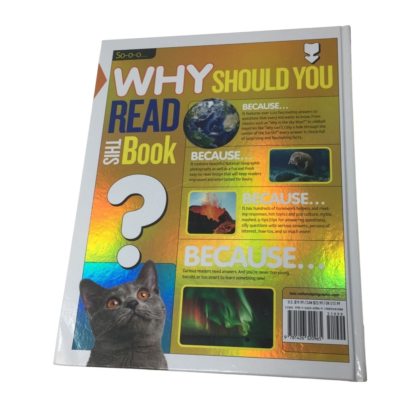 WHY? Over 1,111 Answers to Everything National Geographic Kids Book by Crispin Boyer