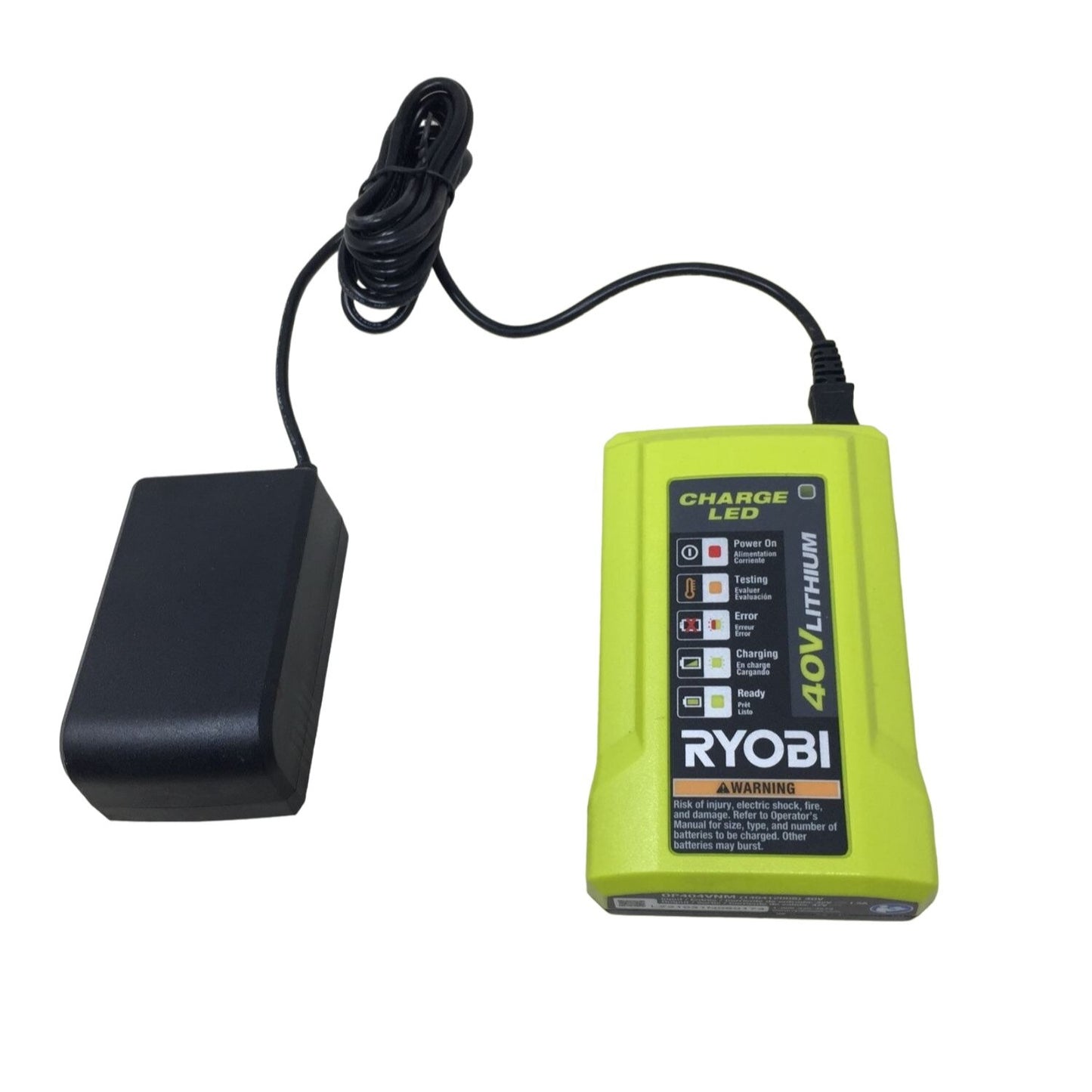 Ryobi Lithium 40 Volt Battery Charger w/ USB Plug in