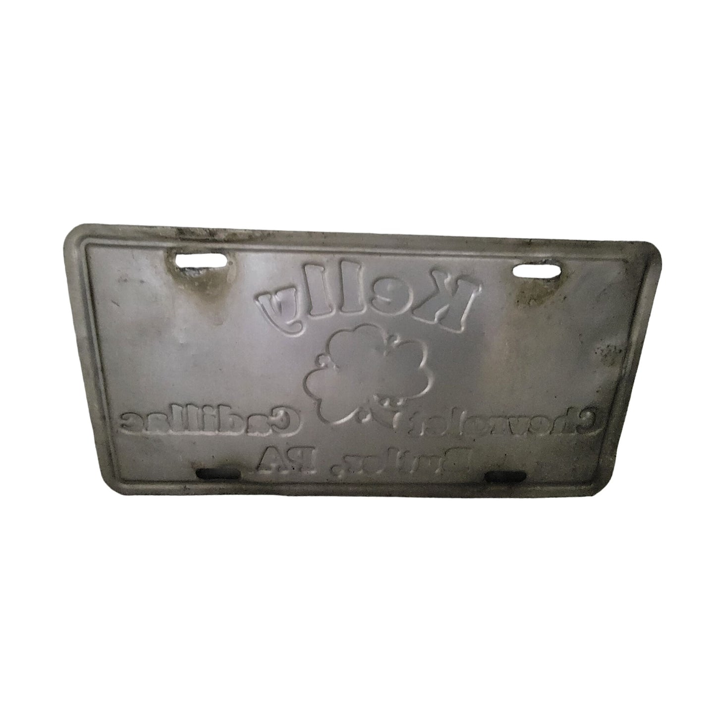 Kelly Chevrolet Cadillac Butler, PA Silver License Plate