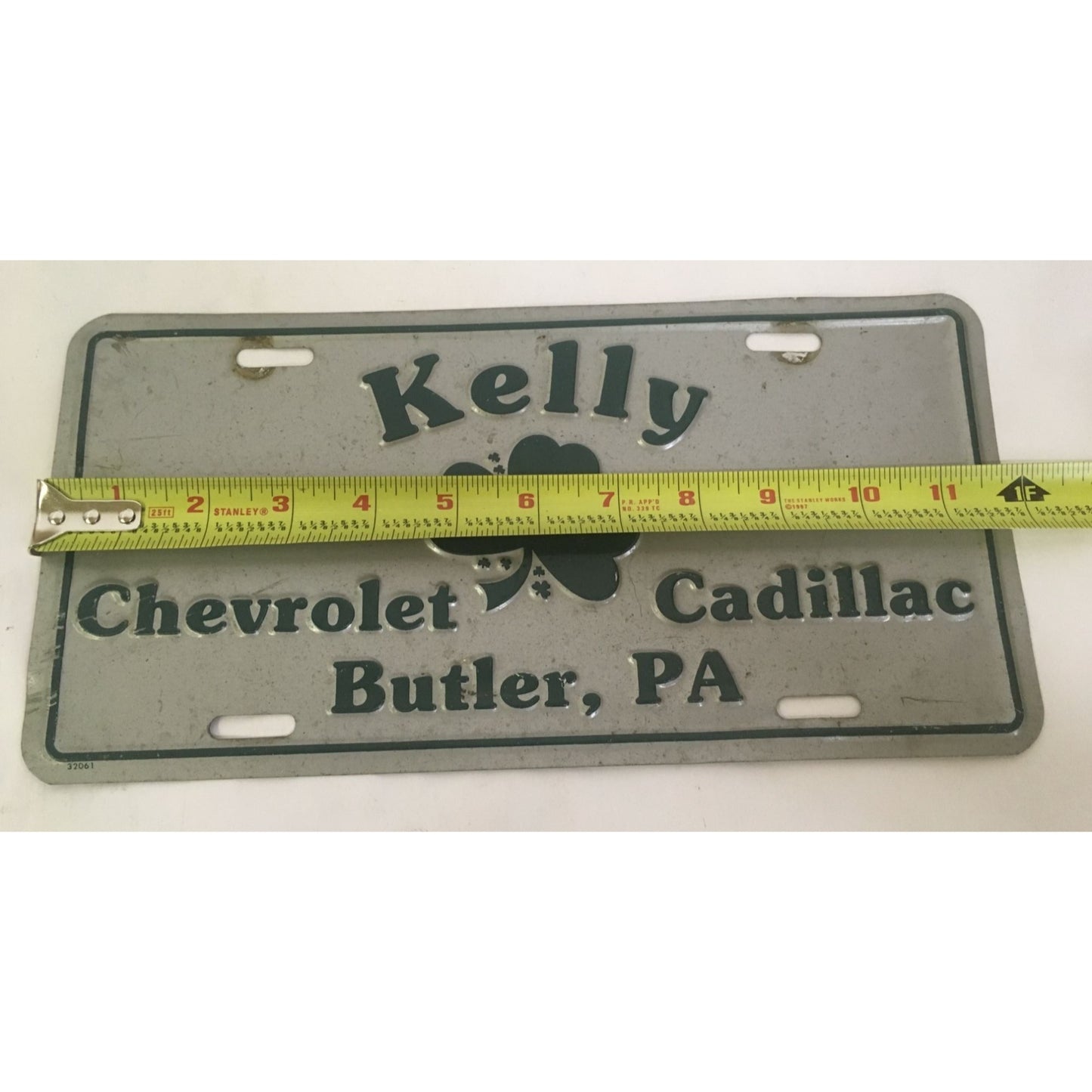 Kelly Chevrolet Cadillac Butler, PA Silver License Plate