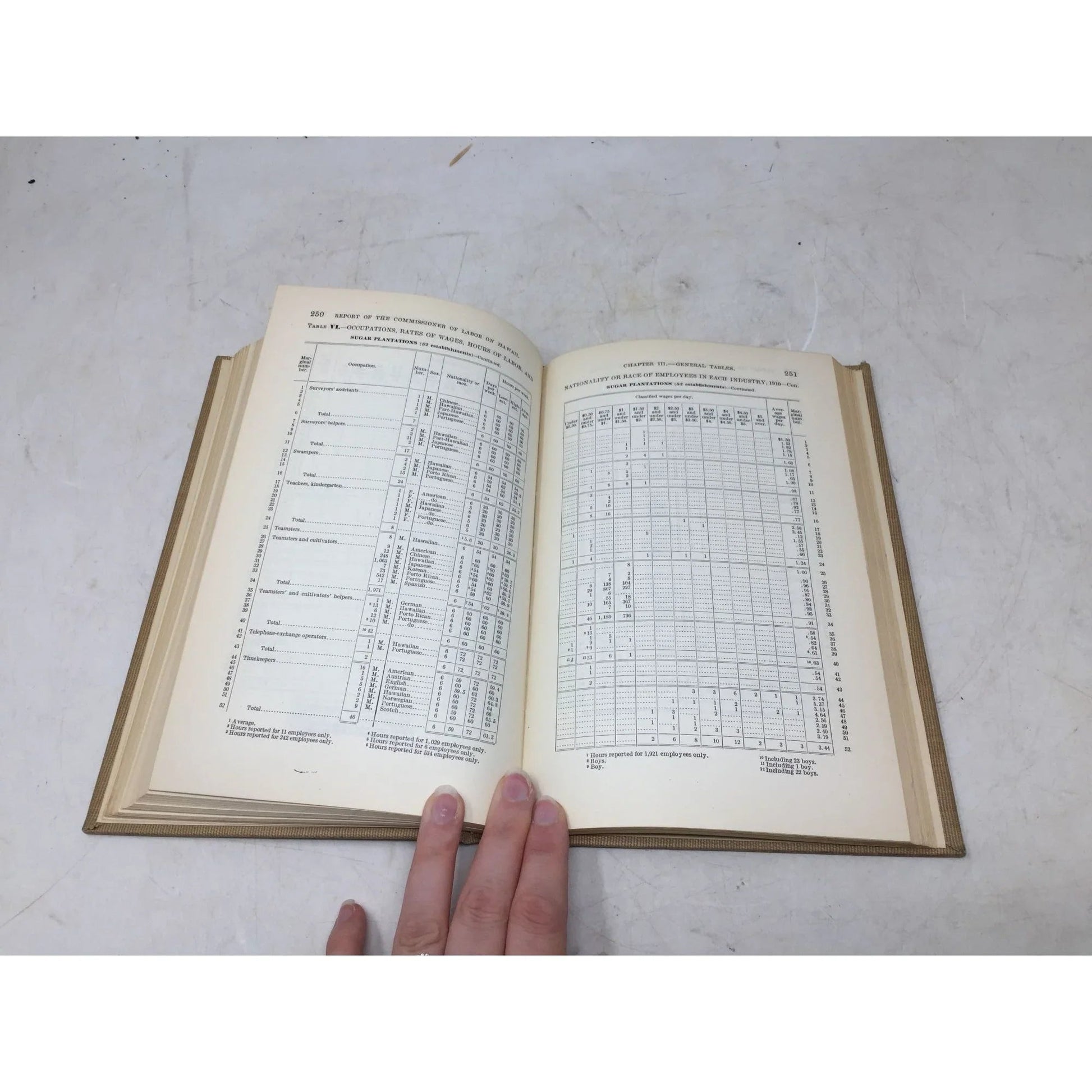 "4th Report of the Commissioner of Labor on Hawaii 1910" book - A+ Stuff - Books - A+ Stuff