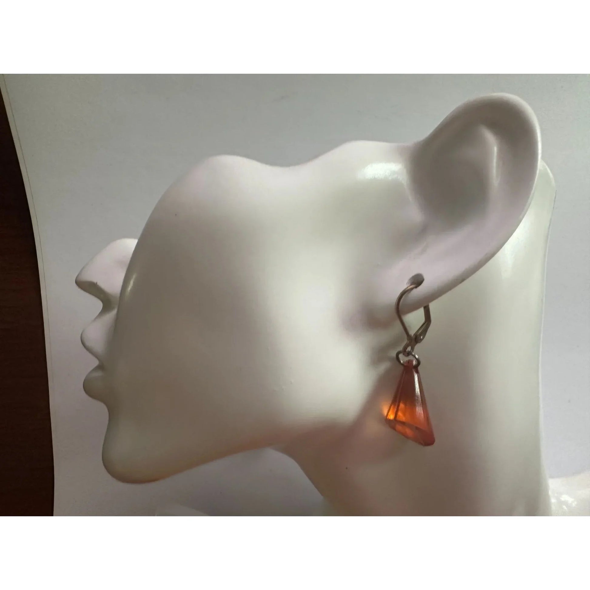 5 Pairs of Women's Dangle Earrings (Gray, Red, Orange, Purple) - A+ Stuff - earrings - A+ Stuff