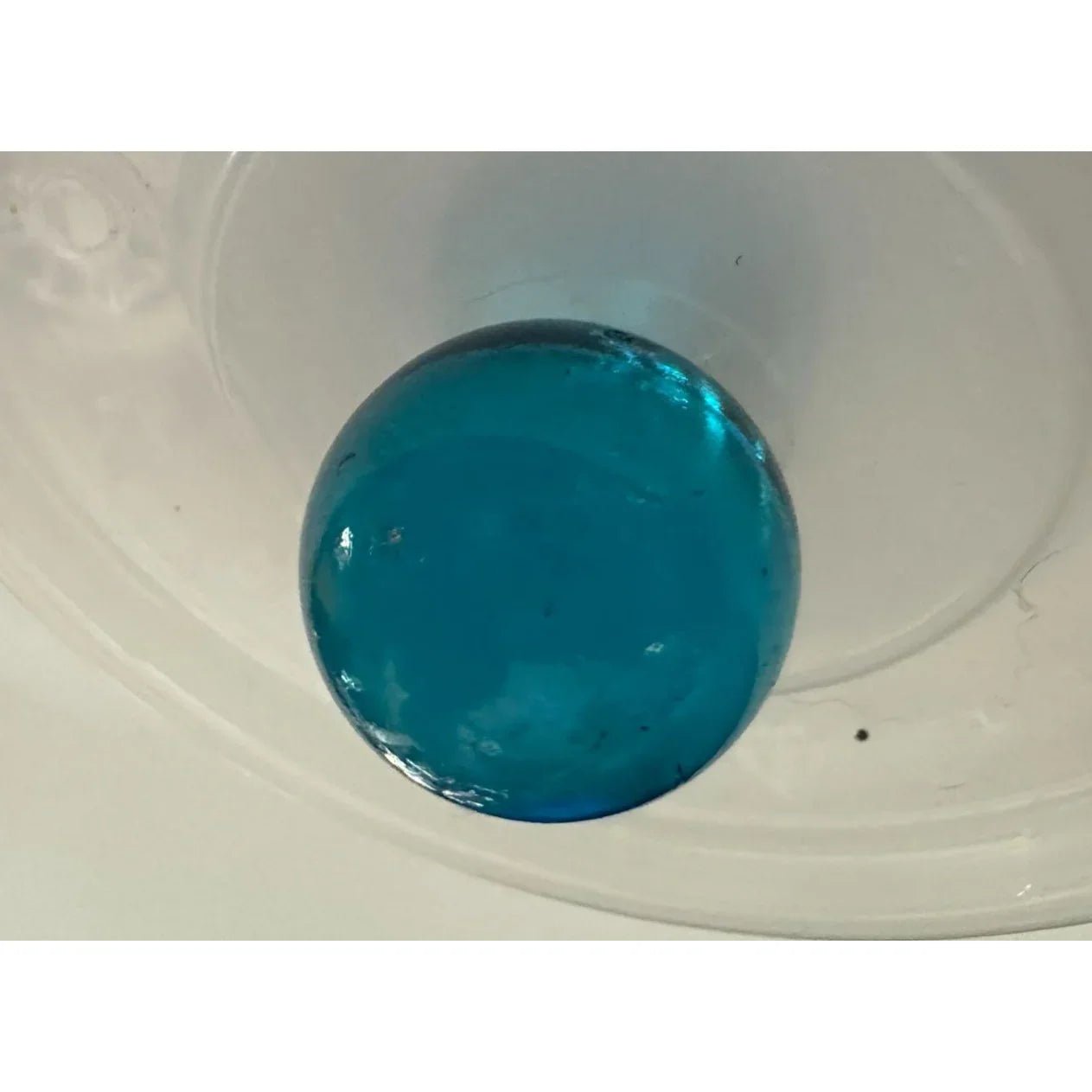 5 Vintage Blue Shiny Large Glass Shooter Marbles - A+ Stuff - Collectibles - A+ Stuff