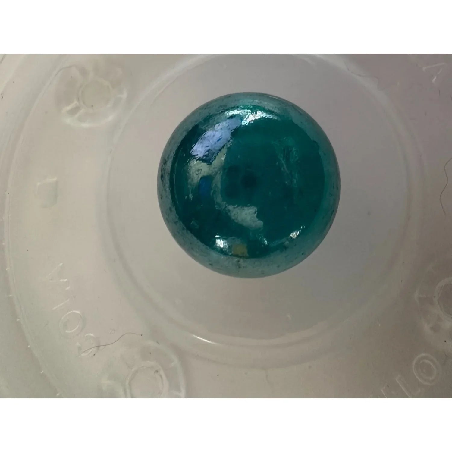 5 Vintage Blue Shiny Large Glass Shooter Marbles - A+ Stuff - Collectibles - A+ Stuff