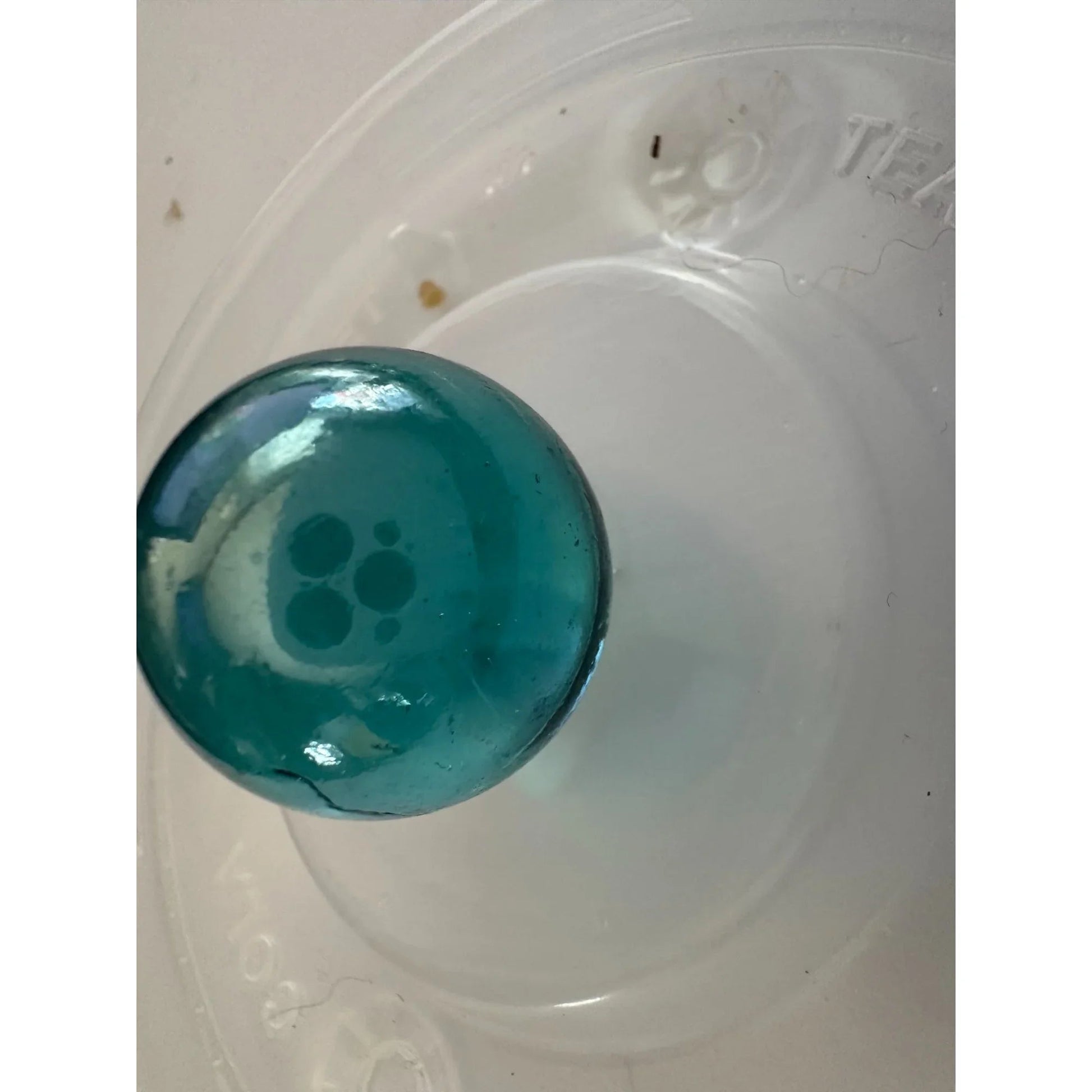 5 Vintage Blue Shiny Large Glass Shooter Marbles - A+ Stuff - Collectibles - A+ Stuff