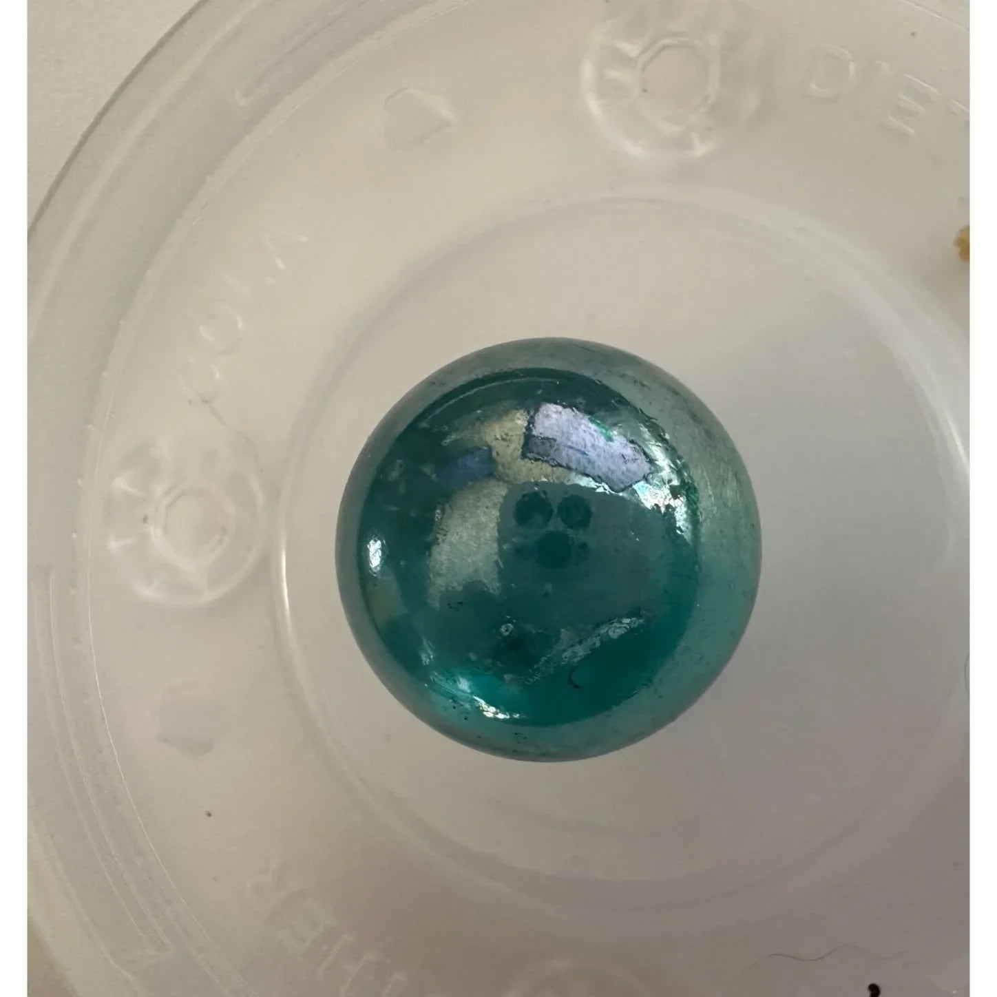 5 Vintage Blue Shiny Large Glass Shooter Marbles - A+ Stuff - Collectibles - A+ Stuff