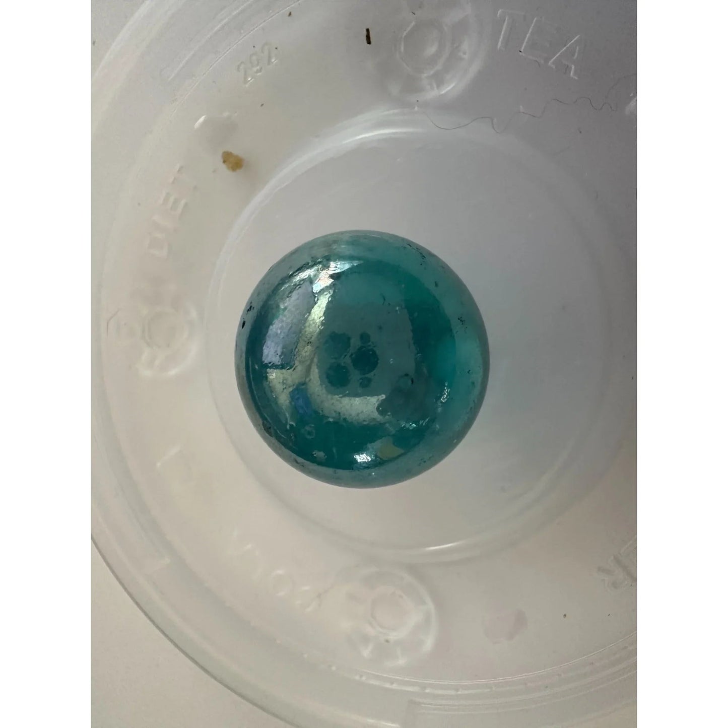 5 Vintage Blue Shiny Large Glass Shooter Marbles - A+ Stuff - Collectibles - A+ Stuff