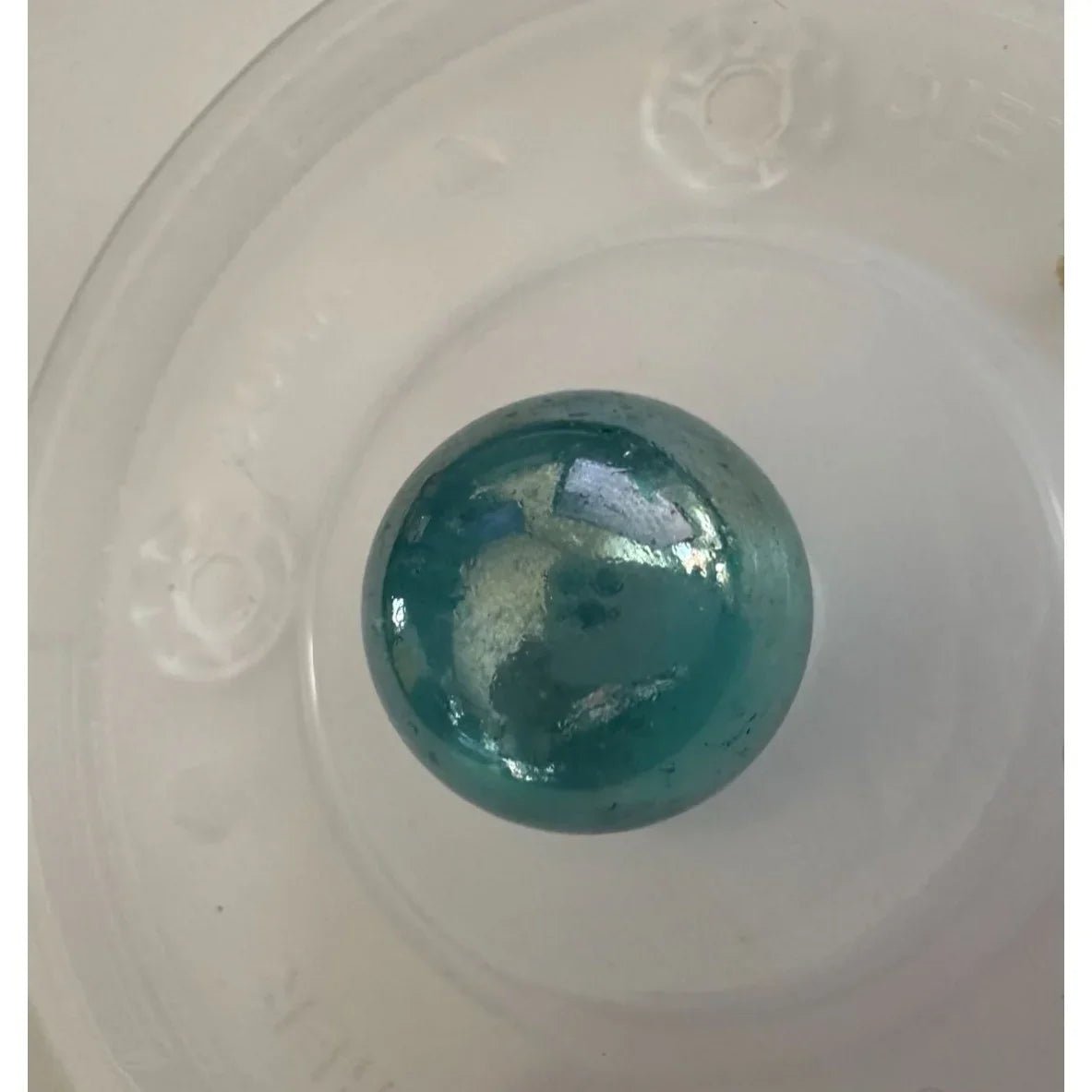 5 Vintage Blue Shiny Large Glass Shooter Marbles - A+ Stuff - Collectibles - A+ Stuff