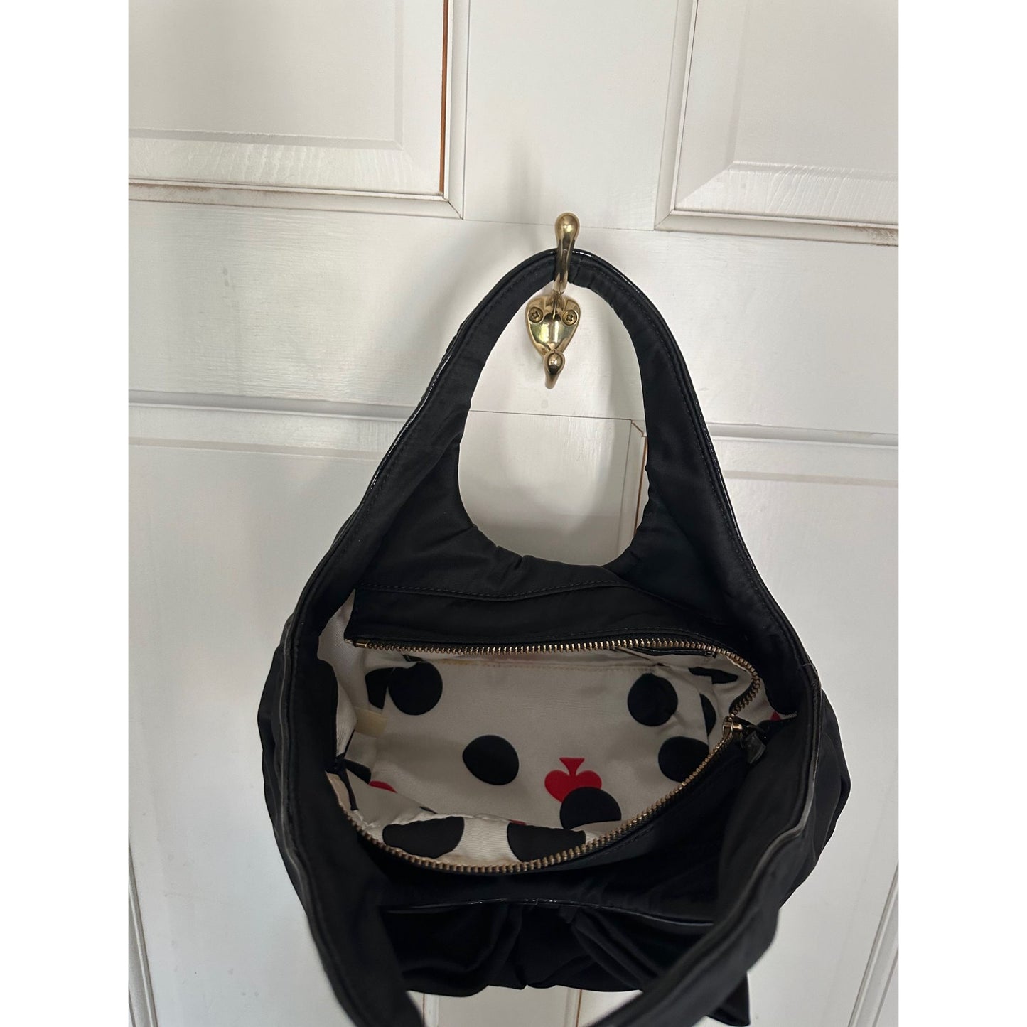 Kate Spade Cute and Fun Black Bow Handbag