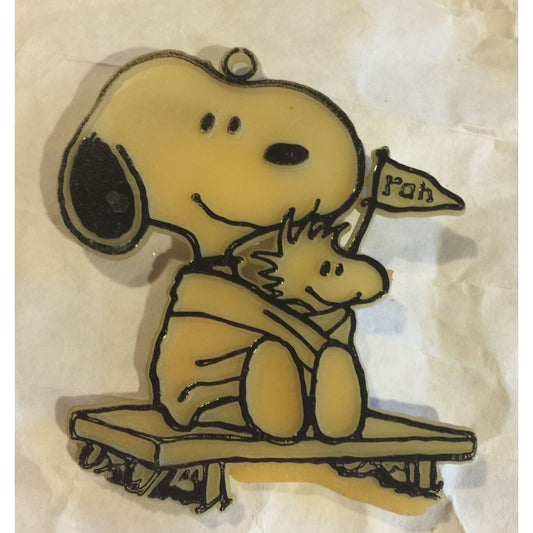 Vintage Snoopy & Woodstock Keychain/Christmas Tree Ornament