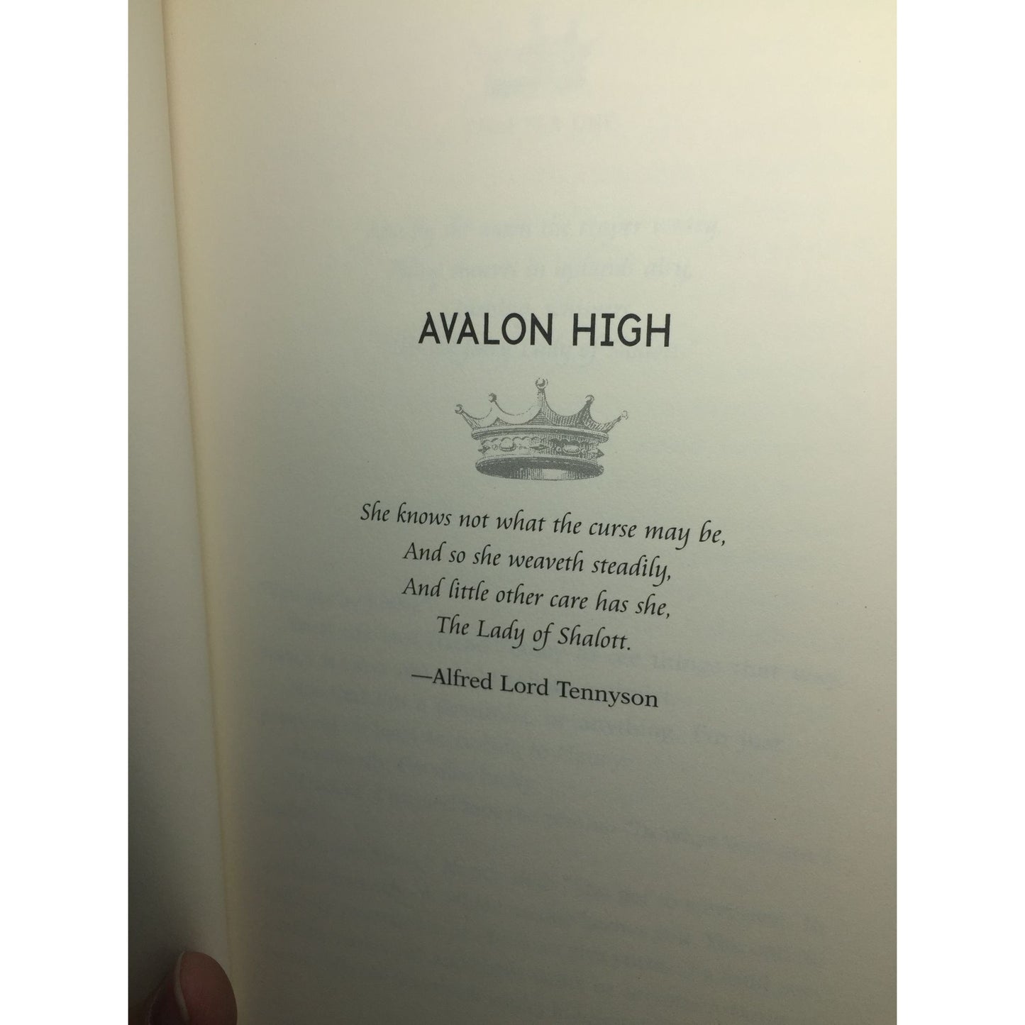 Avalon High Hardback Book by Meg Cabot