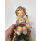 Vintage Napcoware Boy with Bugle Figurine - 6'' Tall